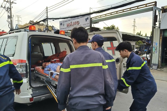 Thiếu tá Cảnh sát PCCC kịp thời cứu người bị tai nạn giao thông nguy kịch