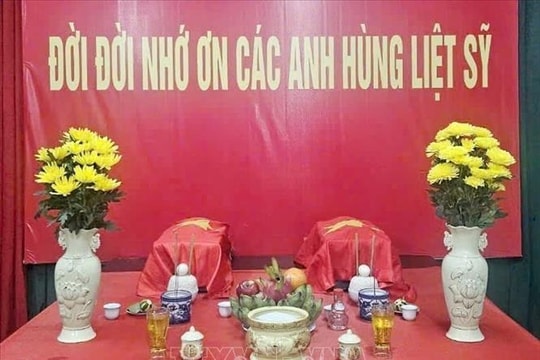 Phát hiện 2 hài cốt liệt sĩ cùng nhiều di vật trong rừng tràm