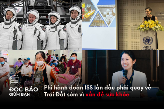 Phi hành đoàn ISS lần đầu phải về Trái Đất sớm vì vấn đề sức khỏe