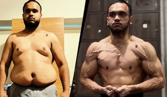 Nam thanh niên nặng 127 kg "lột xác" ngoạn mục nhờ phương pháp "lạ"