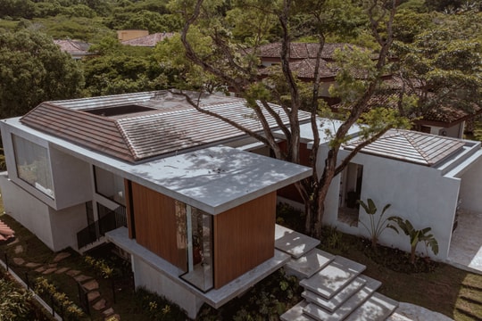 Biệt thự 550 m2 xây xoay quanh 3 cái cây lớn