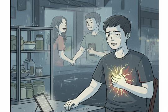 Bạn gái để tôi ở vị trí dự bị