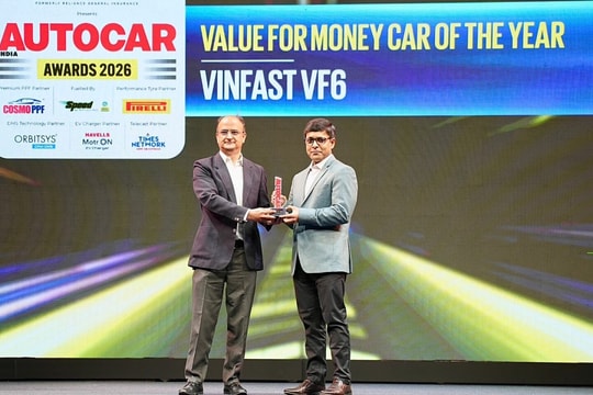 VinFast VF 6 nhận giải 'Mẫu xe đáng tiền nhất năm'