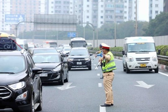 Phân luồng giao thông tạm thời phục vụ Đại hội XIV của Đảng