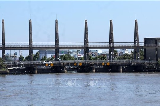 Cảnh báo độ mặn 4‰ xâm nhập sâu vào nội đồng