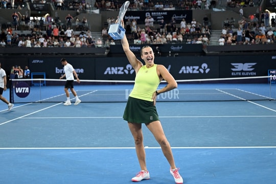 Đối thủ không bắt tay Sabalenka ở chung kết Brisbane