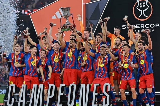 Barca 'hốt bạc' nhờ Siêu Cup Tây Ban Nha