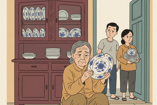 Con dâu lấy trộm nhiều chén dĩa của tôi