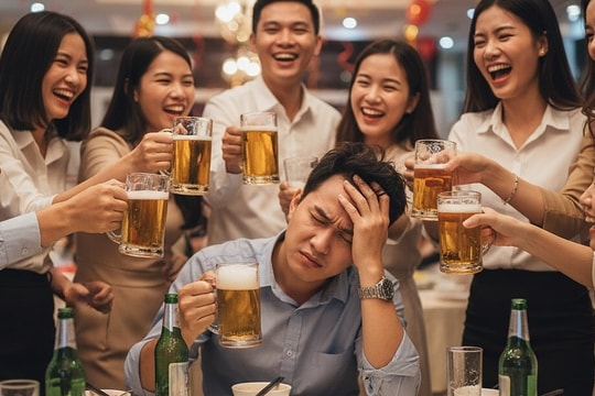 Một tháng chìm trong bia rượu vì 'chạy sô' tất niên từ Tết dương đến Tết âm