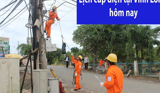 Tra cứu lịch cúp điện Vĩnh Long hôm nay Thứ 2 ngày 12/1/2026