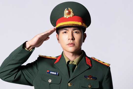 Mỹ nam gây sốt khi vào vai trung tá trong phim giờ vàng VTV