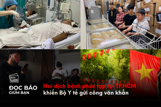 Hai dịch bệnh phức tạp tại TP.HCM khiến Bộ Y tế gửi công văn khẩn