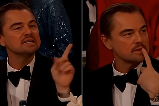 Leonardo DiCaprio gây sốt với biểu cảm hài hước