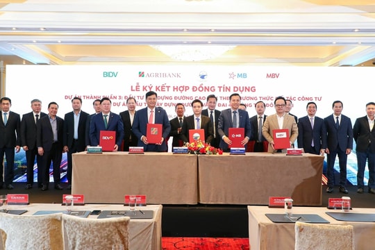 Agribank làm đầu mối thu xếp vốn xây dựng đường Vành đai 4 Hà Nội