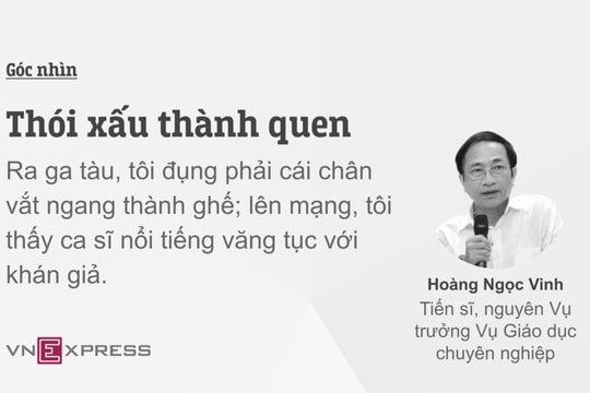 Thói xấu thành quen