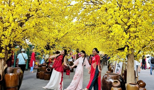 TP HCM: Khách háo hức check-in phố ông đồ tại lễ hội Tết Việt