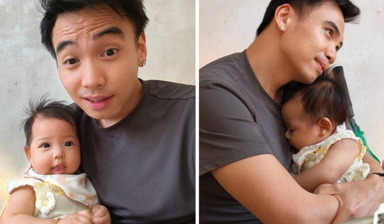 Chồng H'Hen Niê khoe khoảnh khắc 'u mê' con gái