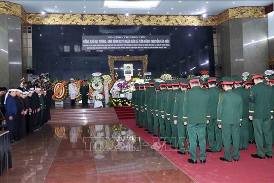Lễ tang cấp nhà nước Đại tướng, AHLLVT nhân dân Lê Văn Dũng