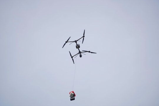 Thử nghiệm UAV giao máu, thuốc từ Cần Giờ ra Côn Đảo