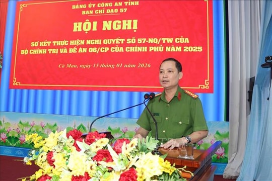 Lực lượng Công an đẩy mạnh chuyển đổi số gắn với thực hiện Đề án 06