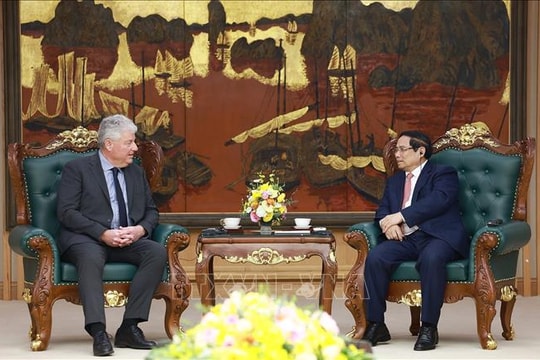 Thủ tướng Phạm Minh Chính tiếp Lãnh đạo Tập đoàn bán dẫn hàng đầu thế giới