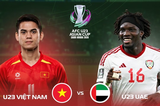 Xem trực tiếp U23 Việt Nam vs U23 UAE hôm nay 16/1 trên kênh nào?