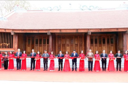 Khánh thành tu bổ, tôn tạo Khu di tích lịch sử Đại danh y Hải Thượng Lãn Ông Lê Hữu Trác