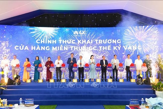 Khai trương cửa hàng miễn thuế tại Cửa khẩu quốc tế Mộc Bài - Tây Ninh