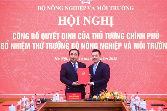 Thủ tướng bổ nhiệm ông Đặng Ngọc Điệp làm Thứ trưởng Bộ Nông nghiệp và Môi trường