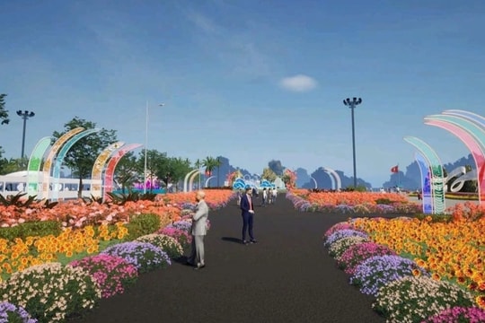 Đại lộ hoa và công nghệ ánh sáng lần đầu xuất hiện bên Vịnh Hạ Long