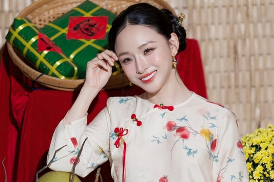 Gu diện áo dài của Hoa hậu Trương Hồ Phương Nga