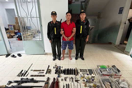Công an TP Hồ Chí Minh đánh sập đường dây vũ khí quân dụng liên tỉnh