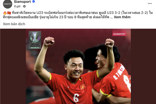 U23 Việt Nam gây tiếng vang châu lục, nhận 'mưa' lời khen từ CĐV châu Á