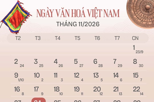 Đề xuất luật hóa Ngày Văn hóa Việt Nam thành ngày nghỉ lễ