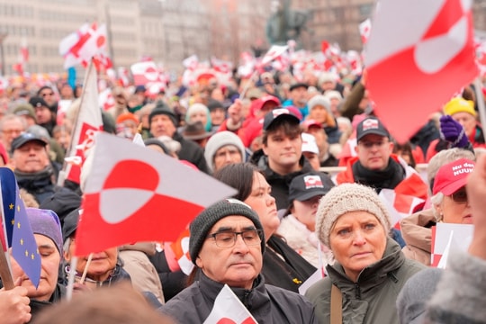 Người Đan Mạch tuần hành phản đối Mỹ kiểm soát Greenland