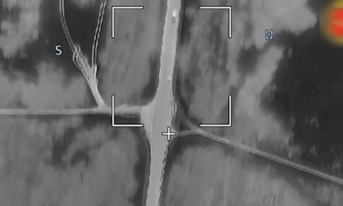 Khoảnh khắc UAV Geran tập kích tổ hợp HIMARS Ukraine