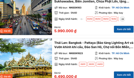 Giá tour Tết đi Thái Lan, Singapore dịp Tết đắt hay rẻ?