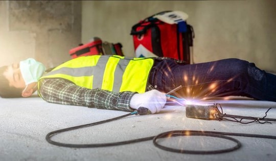 Nghi bị điện giật, nam công nhân 28 tuổi bị ngừng tim