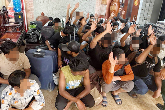 Chiến dịch trấn áp tội phạm mạng tại Campuchia đạt bước tiến mới