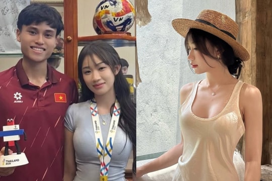 Nhan sắc ngọt ngào của nữ TikToker là bạn gái tiền vệ Phạm Minh Phúc