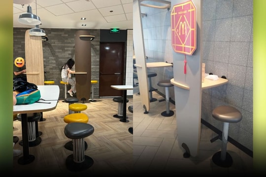Đằng sau những chiếc bàn ăn một người của McDonald’s gây sốt tại Trung Quốc