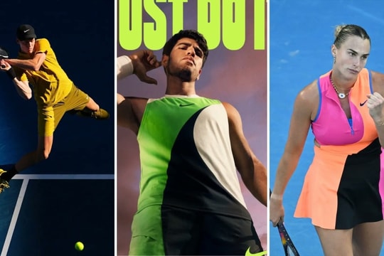 Thảm họa thời trang của các tay vợt lớn ở Australia Mở rộng 2026