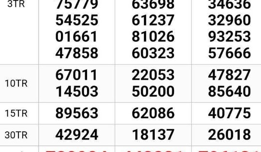 Xổ số miền Nam: Sáng 19-1, bất ngờ với giải độc đắc và giải an ủi của 3 đài