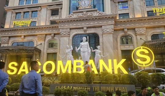 Logo Sacombank bất ngờ xuất hiện tại "đại bản doanh" của Thaigroup