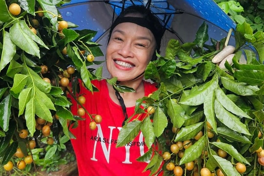 Vườn rau trái 3.500 m2 của nghệ sĩ Tú Oanh