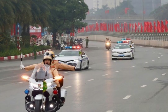 Điều chỉnh phân luồng giao thông phục vụ Đại hội Đảng