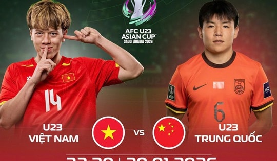 Xem trực tiếp U23 Việt Nam vs U23 Trung Quốc kênh nào tối nay 20/1?