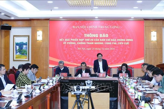 Công tác phòng chống tham nhũng, lãng phí, tiêu cực phải tiếp tục đổi mới tư duy, nhận thức, cách nghĩ, cách làm