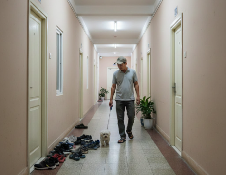 Chung cư tiền tỷ hạ cấp vì hàng xóm lấn hành lang, nuôi chó