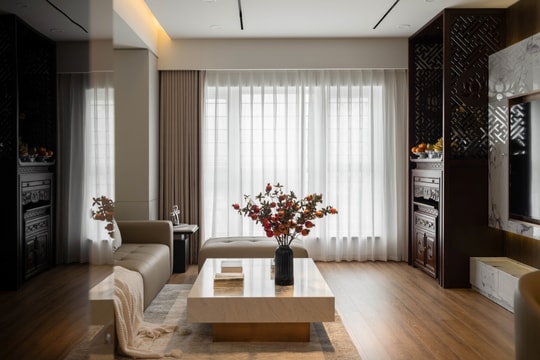 900 triệu đồng cải tạo căn hộ 123 m2 cho gia đình trung niên